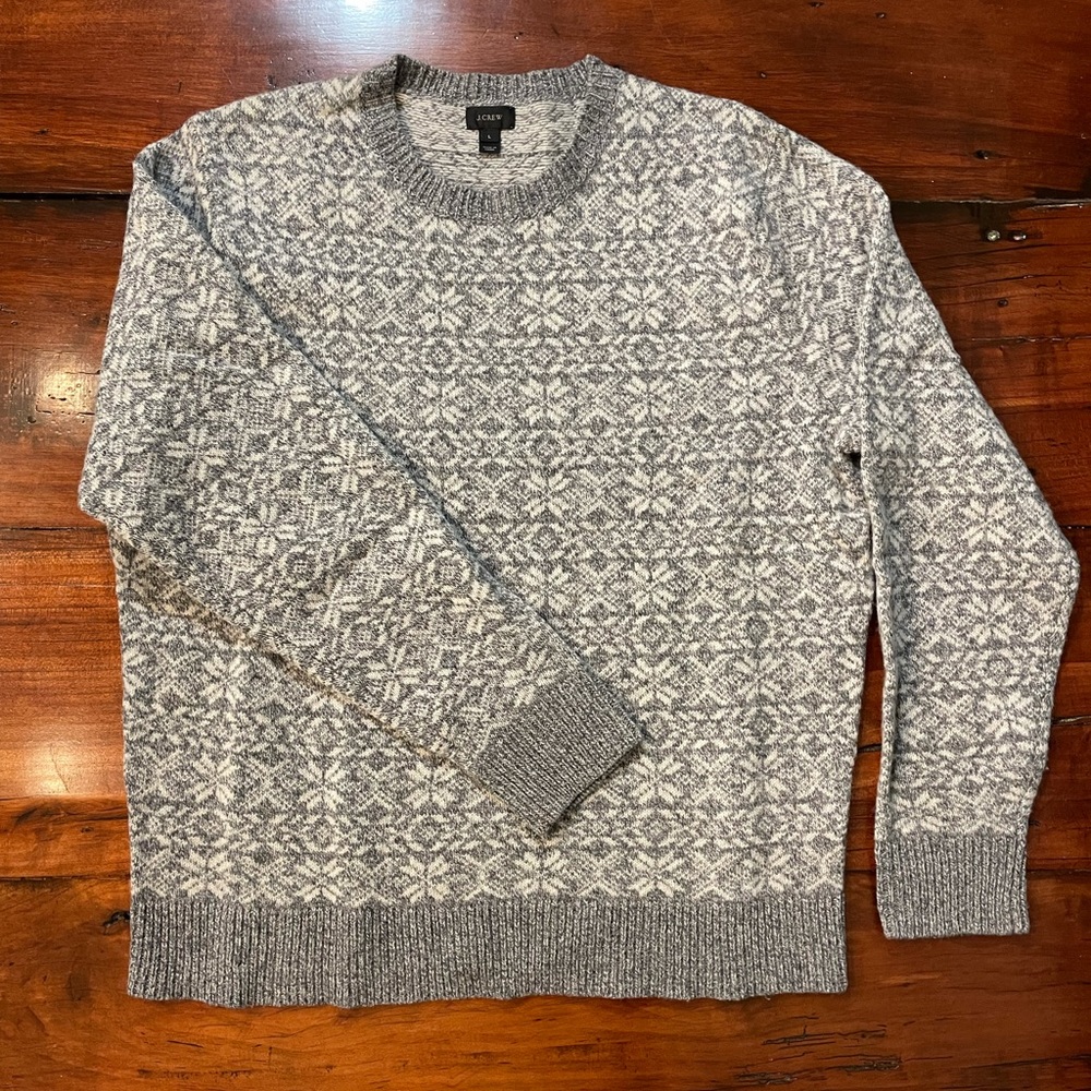 J. Crew Fairisle Sweater
